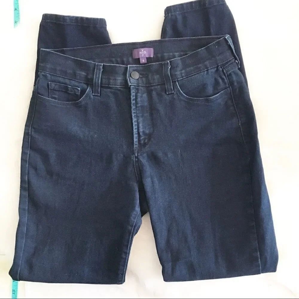 NYDJ Lift Tuck Skinny blue Jeans 6